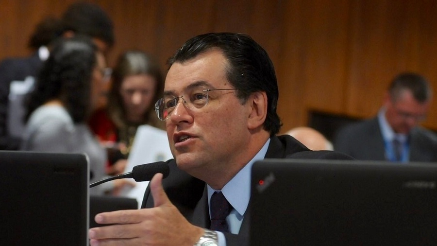 Eduardo Braga (MDB-AM), líder do partido no Senado - Vagner Carvalho/MDB