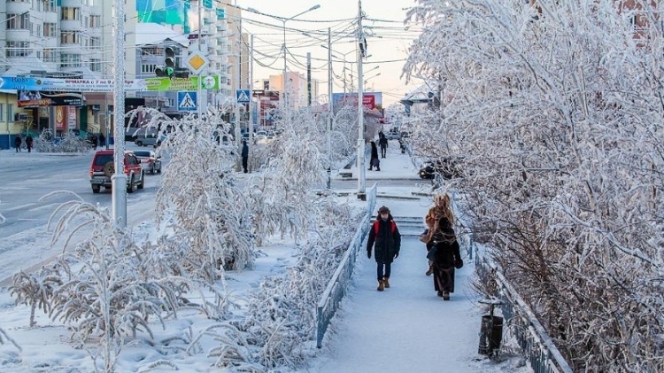 Yakutsk, na Rússia