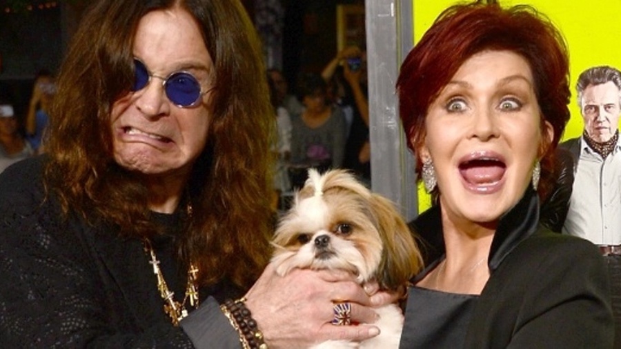 O artista Ozzy Osbourne e sua esposa Sharon - Jason Merritt/Getty Images