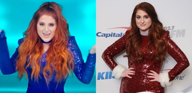 Reprodução/Delas e Reprodução/Instagram @meghan_trainor Reprodução/Delas e Reprodução/Instagram @meghan_trainor