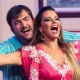 9.abr.2016 - Entre tapas e beijos, a personagem de Viviane Araújo na peça "Cada um tem o Anjo que Merece", Quitéria, vive brigando com o marido Oswaldo (Pedro Fabrino) - Manuela Scarpa/Brazil News