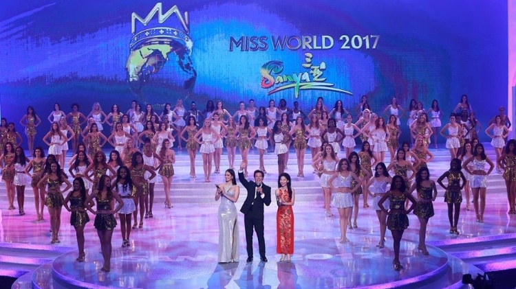 Abertura do Miss Mundo 2017, que aconteceu em Sanya, na China, com 118 candidatas