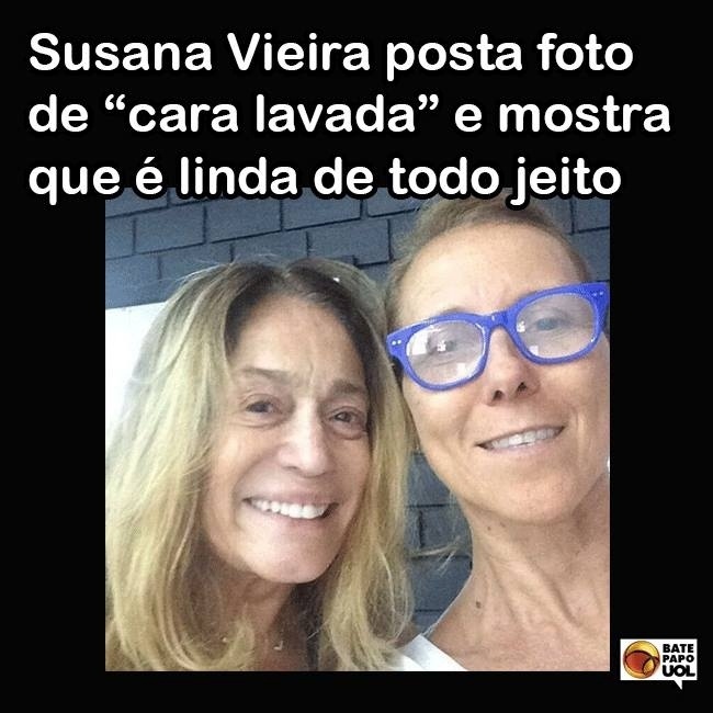 24.abr.2017 - A foto de Susana Vieira sem maquiagem postada no perfil do Bate-papo UOL no Facebook despertou o interesse de mais de 1.660 internautas.
