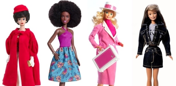 Carro jipe rosa boneca barbie e boneco ken original mattel