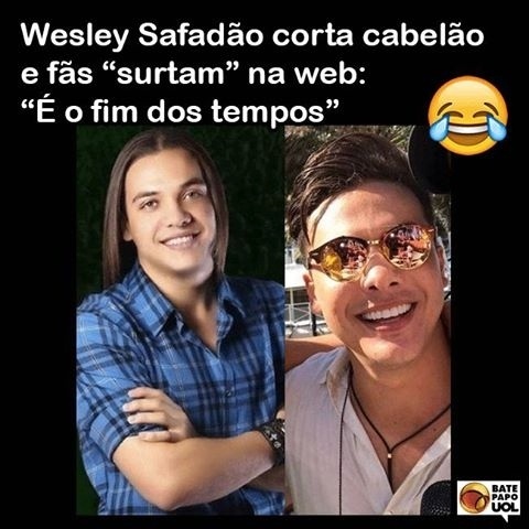 16.abr.2017 - O novo visual do cantor Wesley Safadão foi o assunto que mais interessou os internautas do Bate-papo UOL no domingo de Páscoa.