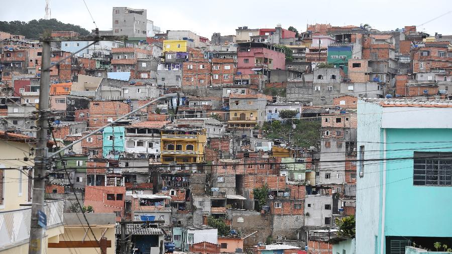 Distrito de Jardim Ângela, onde 60,11% da população é preta ou parda - Rivaldo Gomes/Folhapress