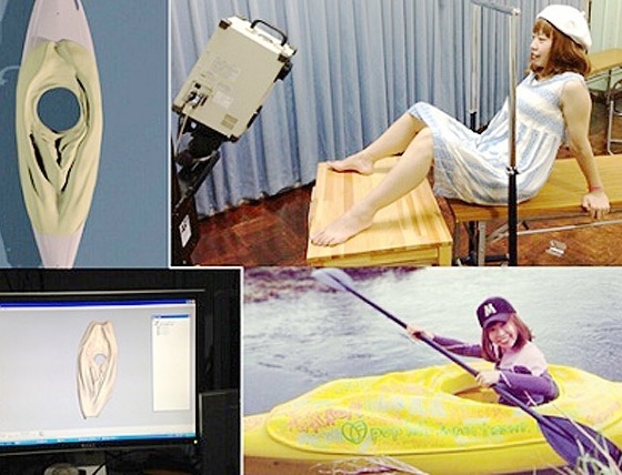 A artista plástica Megumi Igarashi, 42, de Tóquio, foi presa em julho após enviar imagens em 3D de sua vagina para cerca de 30 pessoas. A ideia da artista, que responde pelo pseudônimo Rokudenashiko, era construir caiaques com o formato de seu órgão sexual - Reprodução/BBC