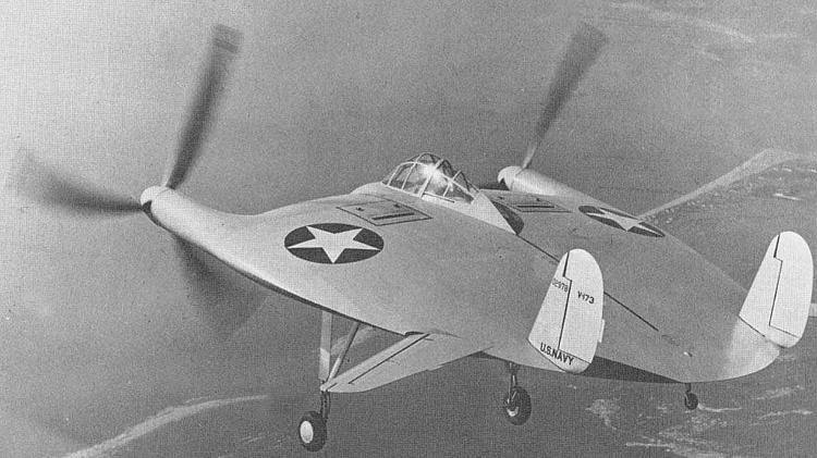 Avião Vought V-173, protótipo apelidado de panqueca voadora, foi desenvolvido na 2ª Guerra pelos EUA 