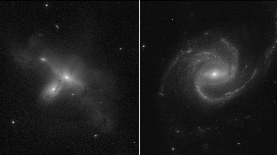 As primeiras imagens obtidas pelo telescópio espacial Hubble após seu retorno mostram galáxias próximas à Via Láctea - Nasa/ ESA/ STScI/ Julianne Dalcanton (UW)/ Alyssa Pagan (STScI)