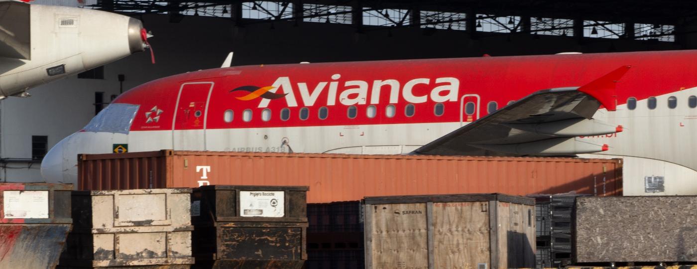 Exterior do hangar que era utilizado pela Avianca Brasil, no aeroporto de  Congonhas (SP), em 2019 - Alexandre Saconi