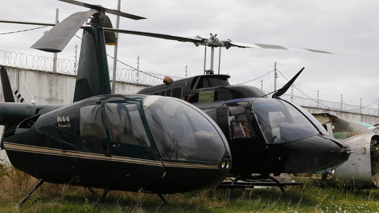 Helicópteros apreendidos pela PF em ação contra o garimpo ilegal em terra indígena yanomami