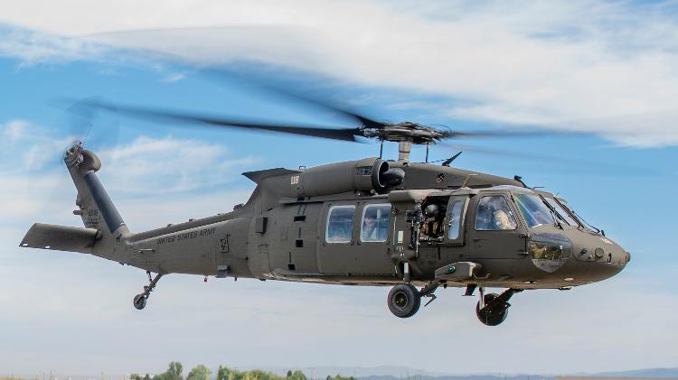 Helicóptero UH-60 Black Hawk da Guarda Nacional dos EUA