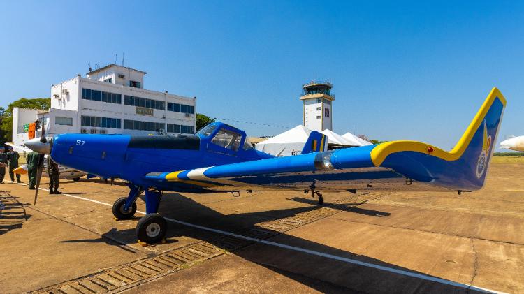 Avião Ipanema, da FAB (Força Aérea Brasileira) usado para reboque de planadores