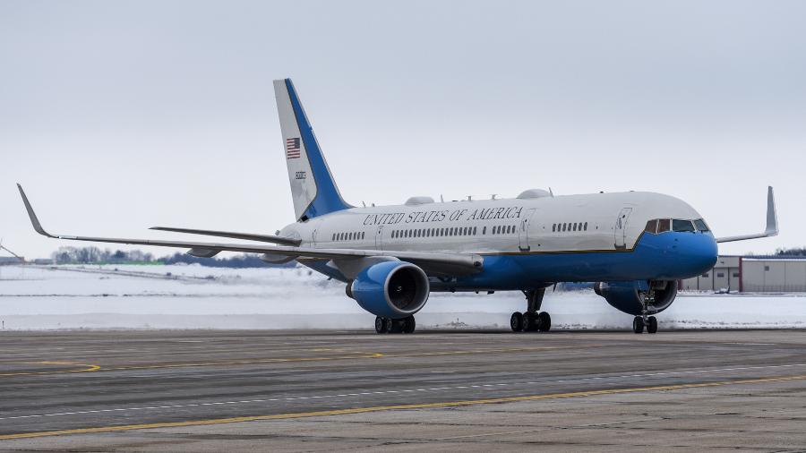 Força Aérea Dois, avião usado para transportar o vice-presidente dos EUA