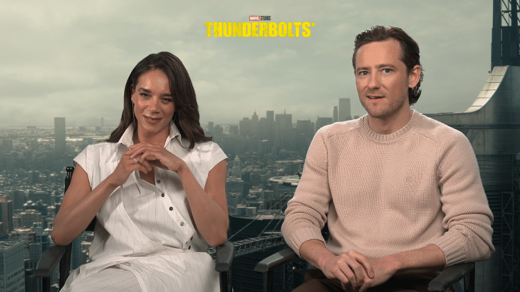 Hannah John-Kamen e Lewis Pullman falam sobre 'Thunderbolts*' Hannah John-Kamen e Lewis Pullman falam sobre 'Thunderbolts*'