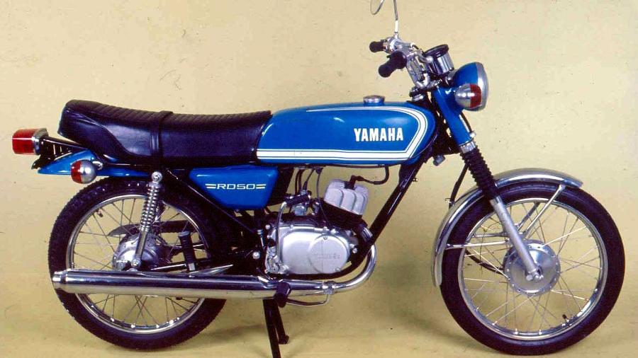 Yamaha RD 50 foi a primeira moto fabricada no Brasil em 1974 - Agência Infomoto