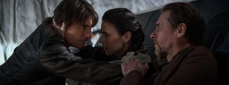 Tom Cruise, Hayley Atwell e Simon Pegg em 'Missão: Impossível - O Acerto Final' Tom Cruise, Hayley Atwell e Simon Pegg em 'Missão: Impossível - O Acerto Final'