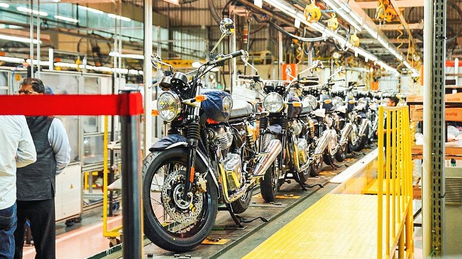 Marca indiana investiu 2 milhões de dólares em sua linha de montagem, que tem capacidade para produzir 15 mil motos por ano   - Divulgação