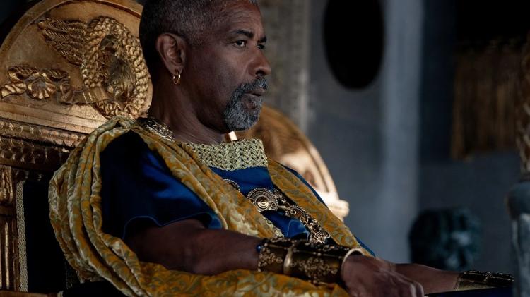 Denzel Washington em 'Gladiador II'