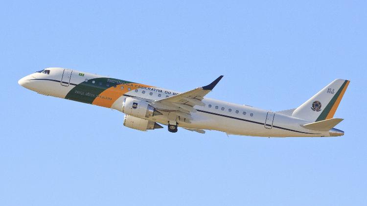 Aeronave Embraer 190 denominado VC-2 e batizado de Augusto Severo: Avião da FAB é usado para o transporte presidencial