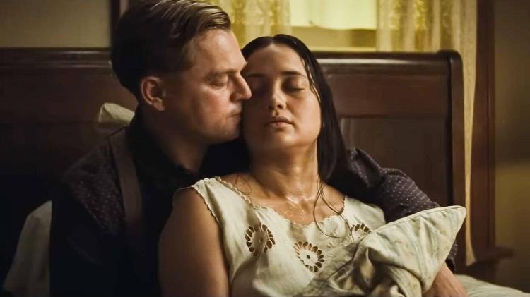 Leonardo DiCaprio e Lily Gladstone em 'Assassinos da Lua das Flores'