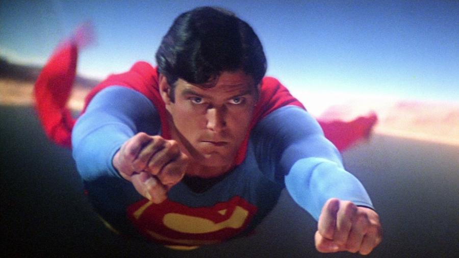 Christopher Reeve em 'Superman, O Filme' Christopher Reeve em 'Superman, O Filme'