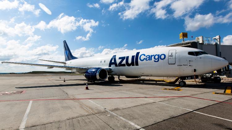 Aeronave Boeing 737 cargueira da Azul Cargo: Exemplar é um dos devolvidos pela empresa após pedido de Chapter 11 Aeronave Boeing 737 cargueira da Azul Cargo: Exemplar é um dos devolvidos pela empresa após pedido de Chapter 11