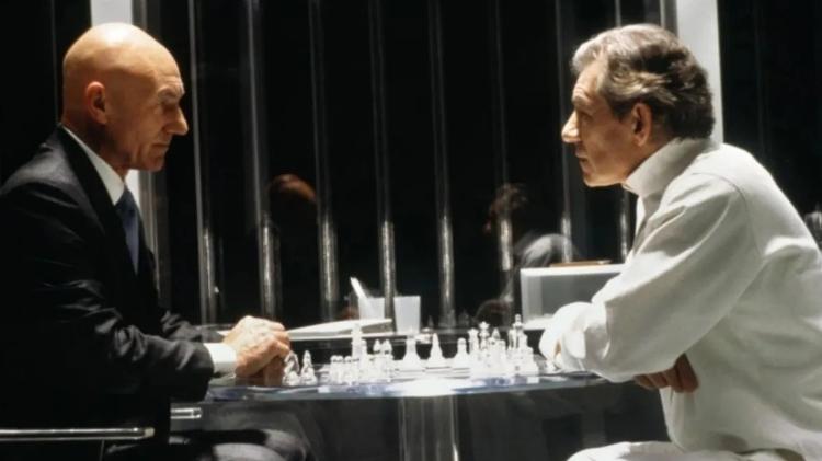 Charles Xavier (Patrick Stewart) e Magneto (Ian McKellen) em 'X-Men' Charles Xavier (Patrick Stewart) e Magneto (Ian McKellen) em 'X-Men'