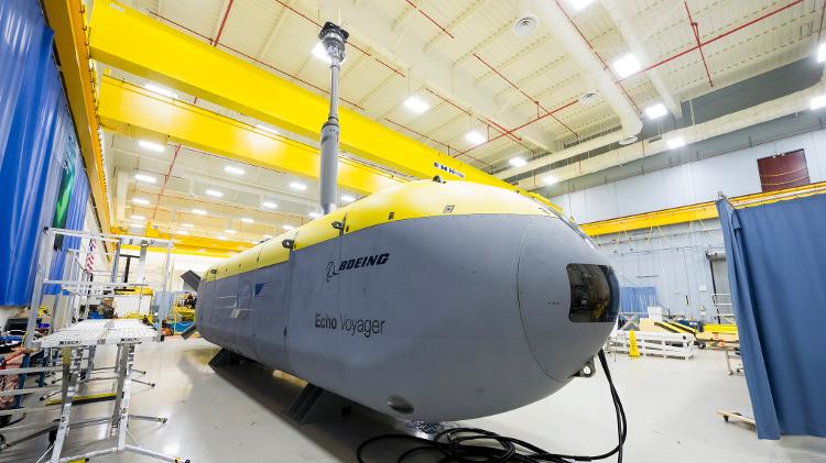 Echo Voyager, drone submarino fabricado pela Boeing que pesa 50 toneladas