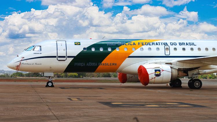 Avião Embraer 190 denominado VC-2 e batizado de Augusto Severo: Aeronave da FAB é usado para o transporte presidencial