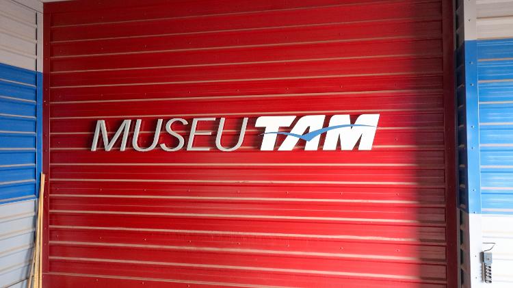 Detalhe do antigo Museu da Tam, em São Carlos (SP)