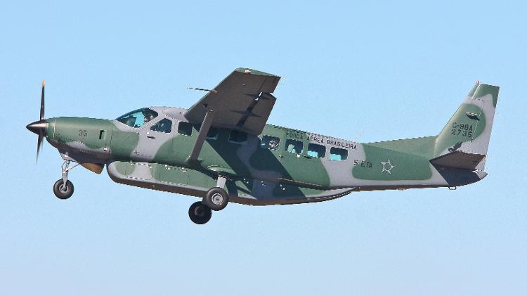 Avião C98 da FAB, uma das versões do Cessna Caravan