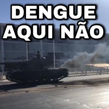 Com desfile militar, Bolsonaro só mostrou a potência do meme