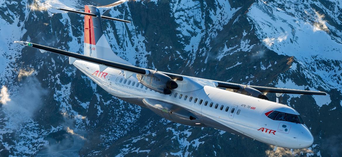 Avião ATR-72 600, da fabricante ATR: Modelo regional leva até 78 passageiros - Langenfeld Pierre-Etienne/ATR