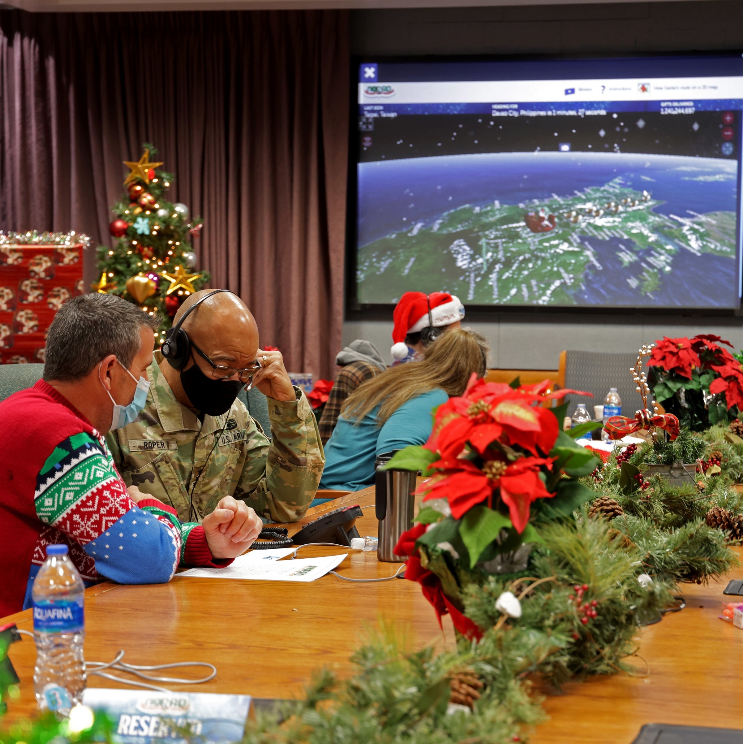 Papai Noel tem seu rumo rastreado por comando militar americano na