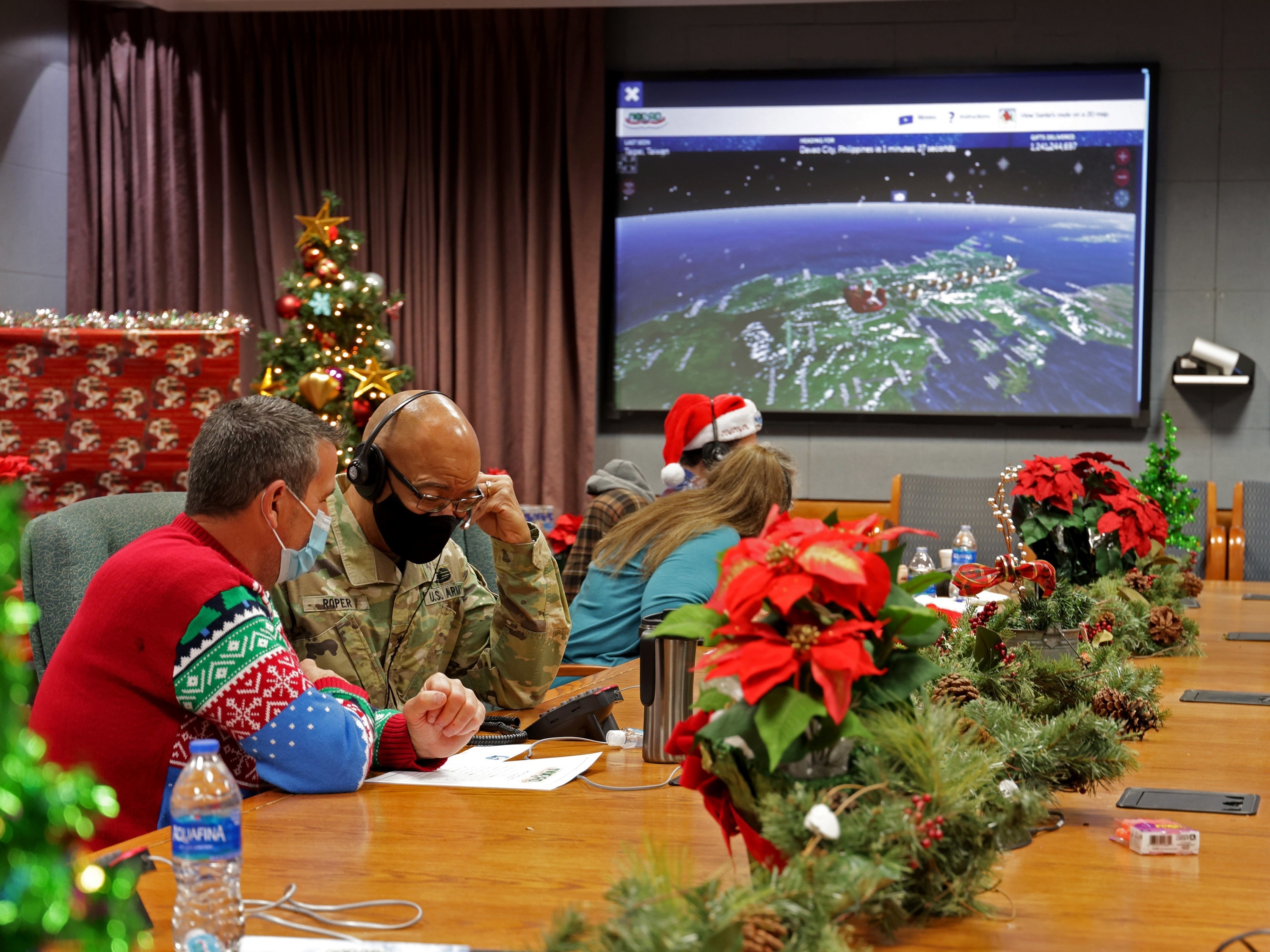 Papai Noel tem seu rumo rastreado por comando militar americano na