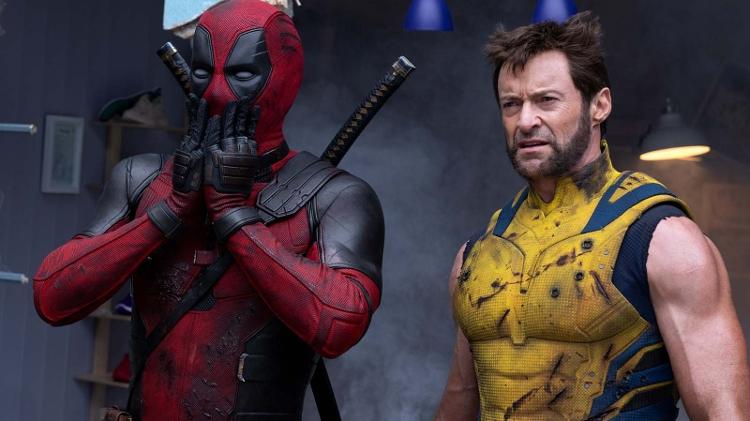 Ryan Reynolds e Hugh Jackman em 'Deadpool & Wolverine'