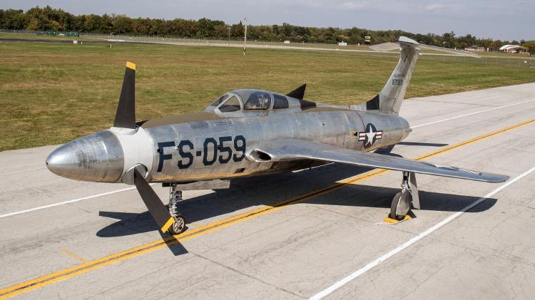 XF-84H, o avião mais barulhento do mundo, podia ser ouvido a 40 km de distância XF-84H, o avião mais barulhento do mundo, podia ser ouvido a 40 km de distância