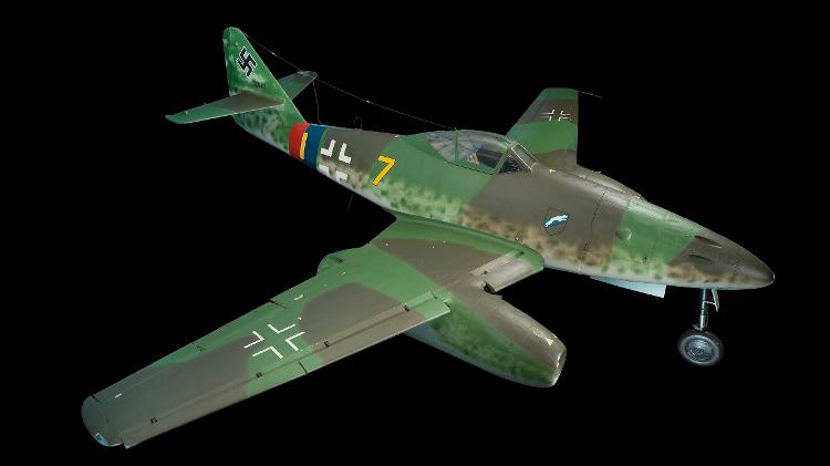 Messerschmitt Me 262 exposto no Museu Nacional do Ar e do Espaço Smithsonian, nos EUA