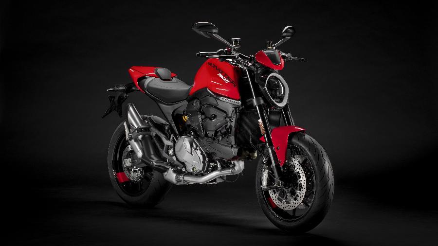 Ducati apresentou a nova Monster: naked perdeu peso e ganhou motor maior e mais potente para 2021  - Divulgação