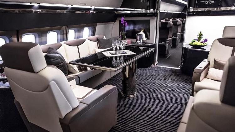 El interior del Boeing 757 VIP de Jet Magic, que ya ha albergado a muchas bandas de todo el mundo - Instagram/jet_magic - Instagram/jet_magic