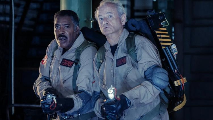 Ernie Hudson e Bill Murray em 'Ghostbusters: Apocalipse de Gelo'