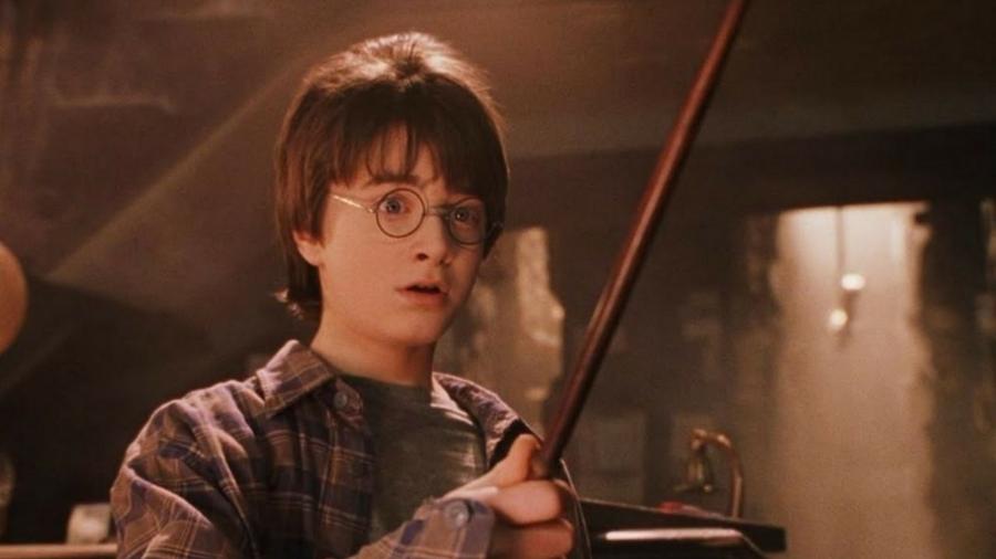 Daniel Radcliffe em "Harry Potter e a Pedra Filosofal" - Warner