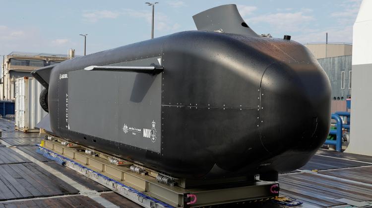 Ghost Shark, veículo não tripulado submarino usado pelo governo da Austrália para monitorar seu território marítimo