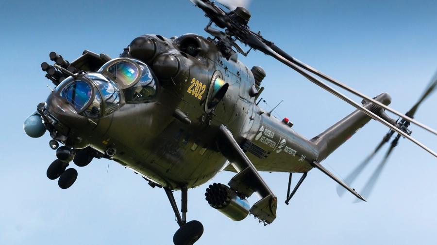 Helicóptero Mil Mi-35 russo: Modelo pode ser usado para ataque, transporte de tropas e evacuação médica