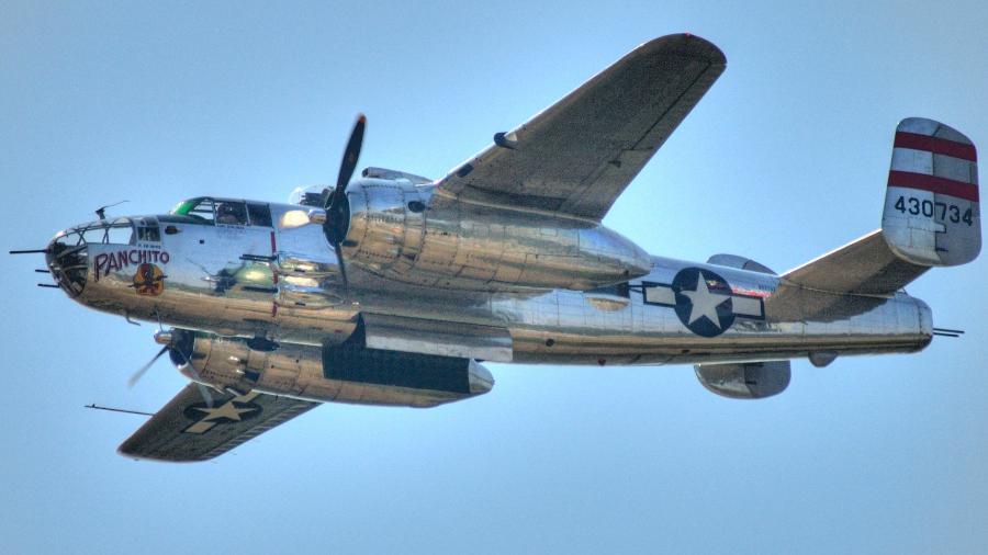 B-25 Mitchell, mesmo modelo do bombardeiro brasileiro Super Maconha, da FAB - Divulgação/Earl