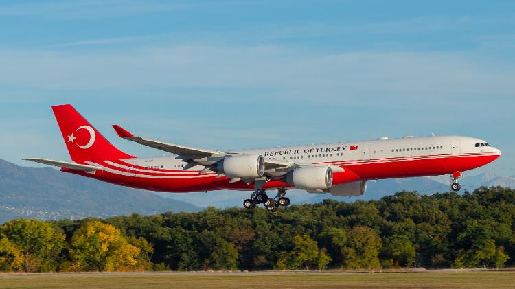 Avião governamental turco Airbus A340 