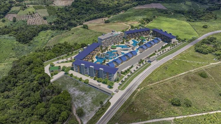 Concepção de como deverá ficar o Villamor Tambaba Resort após a conclusão das obras Concepção de como deverá ficar o Villamor Tambaba Resort após a conclusão das obras
