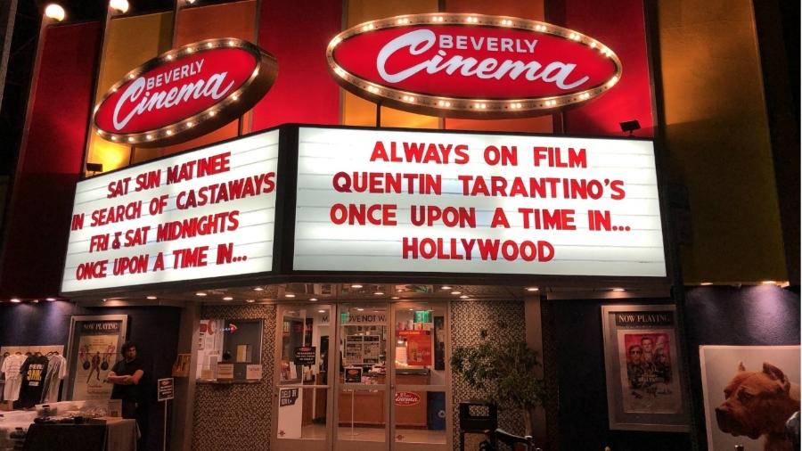 Fachada do New Beverly, cinema de Quentin Tarantino que abraça a nostalgia e os clássicos - Reprodução