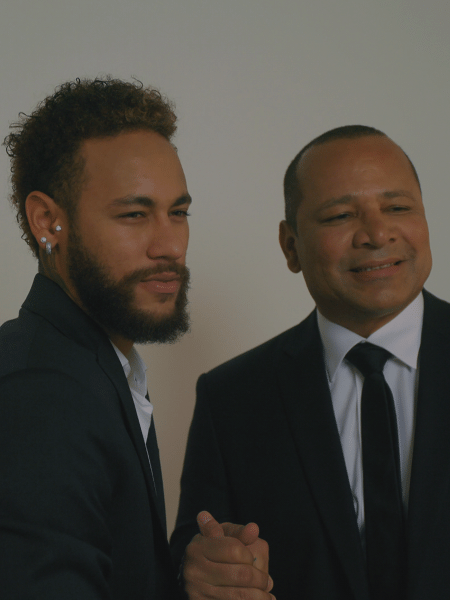 Neymar Jr. e seu pai na série documental da Netflix - Reprodução / Netflix